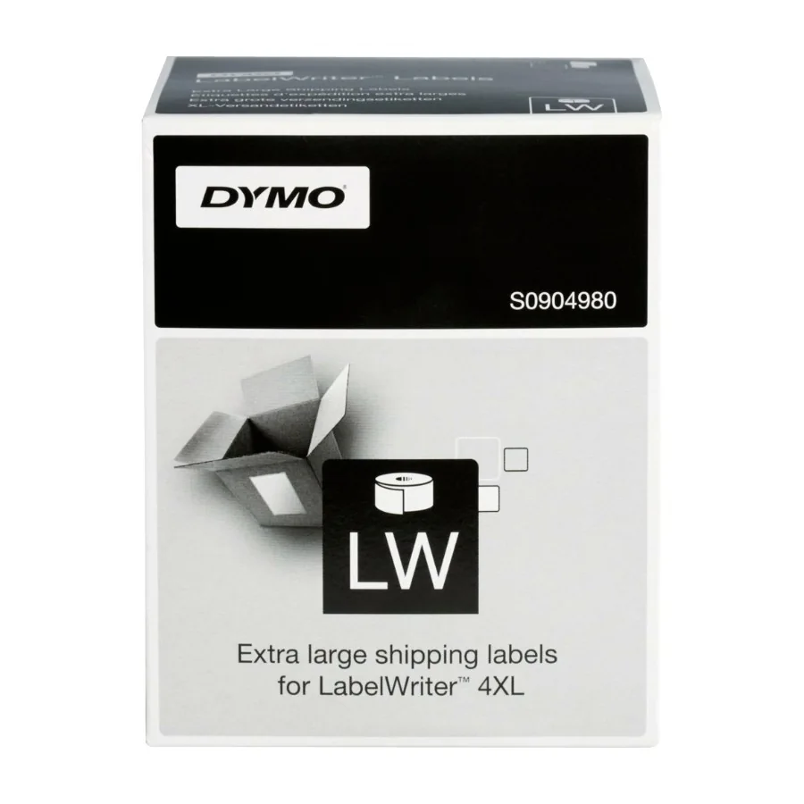Dymo LW - Erittäin Suuret Postitustarrat - 104 X 159 mm - s0904980